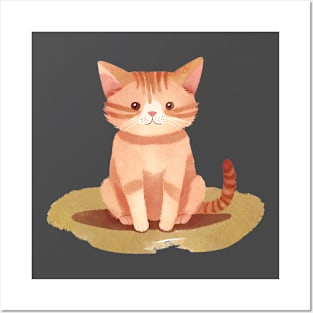 cute cat Posters and Art
